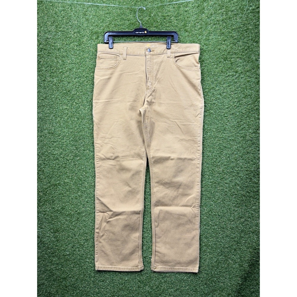 Carhartt Work Pants Mens 36x30 Workwear 102517-918 Carpenter Canvas Relaxed Fit